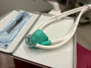 Conscious sedation mask with nitrous oxide for children